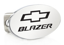Chevrolet Blazer Logo Oval Chrome Plated Trailer Hitch Cover 