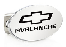 Chevrolet Avalanche Logo Oval Chrome plated Trailer Hitch Cover 
