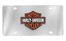 Harley-Davidson® 3 Color Bar & Shield Emblem License Plate