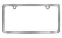 Chrome Plated License Plate Frame With Bolt Set 2 Hole