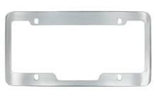 Chrome Plated Solid Brass 4 Hole License Plate Frame 4 Hole