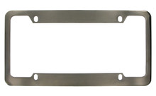 Black Nickel Solid Brass License Plate Frame 4 Hole (LF523BKN-4H)