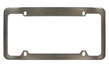 Black Nickel Solid Brass License Plate Frame 4 Hole (LF524BKN-4H)