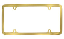 Gold Plated Solid Brass 4 Hole Thin Rim Frame 4 Hole