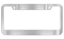 Chrome Plated Insert Thick Top Plastic Frame 2 Hole