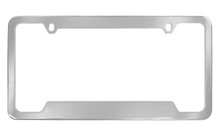 Chrome Plated Zinc License Plate Frame 2 Hole