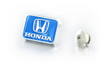 Honda Blue Zinc Chrome Plated Lapel Pin