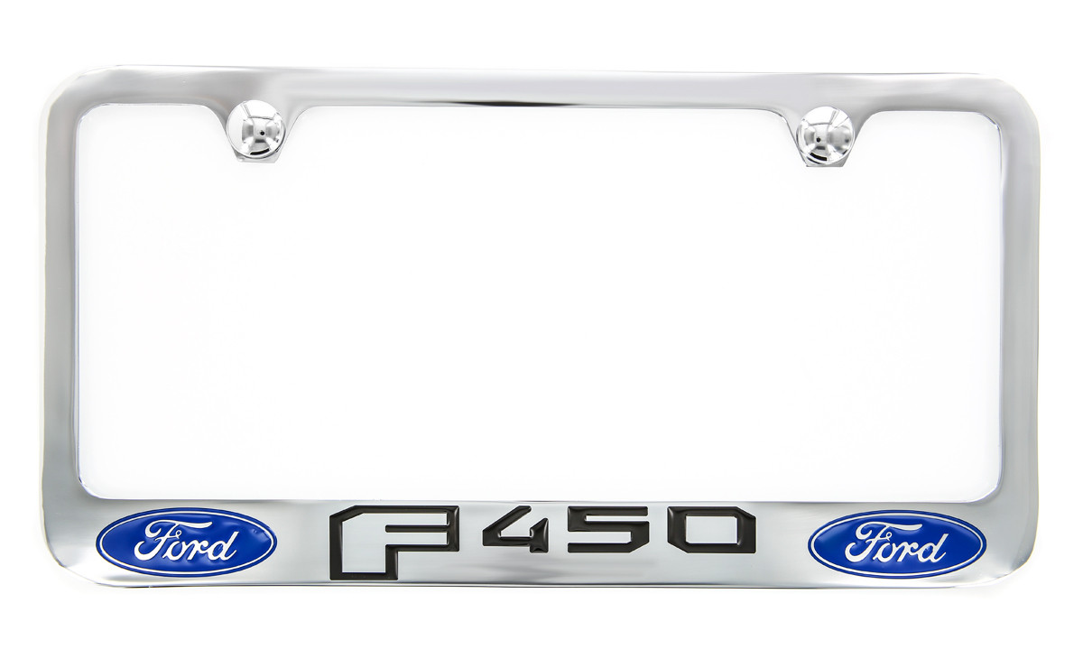 Official Ford Licensed Product Ford Chrome Metal Auto Tag License Plate Frame 