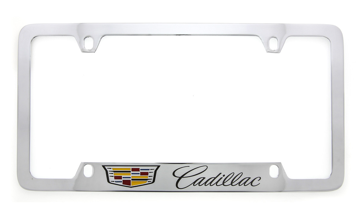 Cadillac XTS Black License Plate Frame 