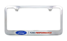 Ford Escape 1 logo Chrome Plated Brass Metal License Plate Frame Holder