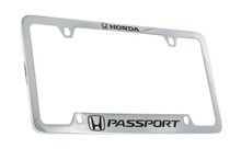 Honda Passport Logo on Chrome Plated Zinc Bottom Engraved 4 Holes