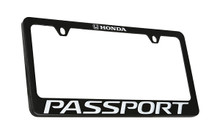 Honda Passport Logo on Black Coated Zinc 2 Holes