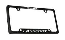Honda Passport Logo on Black Coated Zinc 4 Holes