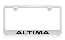Nissan Altima chrome plated bottom engraved