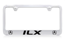 Acura ILX Chrome Plated License Frame  with logo engraved