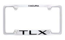 Acura TLX Chrome Plated License Frame  with logo engraved 4 holes