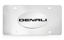 GMC Denali  Wordmark Chrome Plated Solid Brass Emblem License Plate
