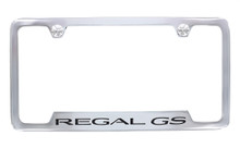 Buick  Regal GS Chrome Plated Metal Bottom Engraved License Plate Frame