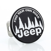 Jeep Wilderness UV printed design Metal Hitch Cover Plug