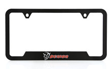 Dodge SRT Demon UV Printed Black Plastic License Frame