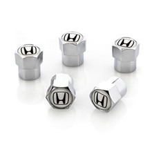 Honda 'H' Logo Chrome Plated Valve Stem Caps