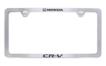 Honda CR-V Logo Chrome Plated Zinc Thin Rim License Frame