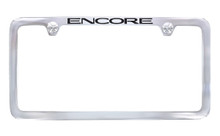 Buick Encore Chrome Plated License Plate Frame — Thin Rim Frame 