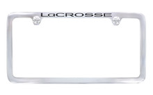 Buick Lacrosse Chrome Plated License Plate Frame — Thin Rim Frame