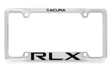 Acura RLX Chrome Plated License Plate Frame — Notch Bottom Frame