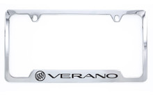 Chrome Plated License Plate Frame with Buick Verano Logo