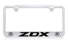 Acura ZDX Officially Licensed Chrome License Plate Frame Holder