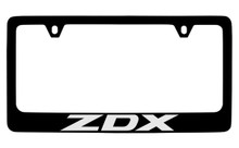 Acura ZDX Officially Licensed Black License Plate Frame Holder