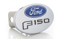 Ford F 150 Oval Shaped Chrome Plated Hitch Cover