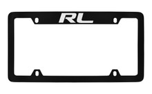 Acura RL Black Coated License Plate Frame Holder 