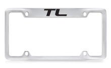 Acura TL Chrome Plated License Plate Frame_ Top Engraved