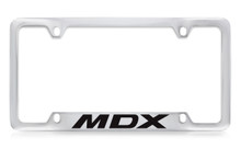 Acura MDX Chrome Plated License Plate Frame - Notch Bottom Frame