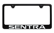 Nissan Sentra Black Coated License Plate Frame 
