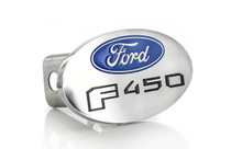 Ford F450 Logo Oval Trailer Hitch Cover