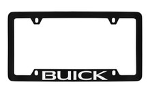 Buick Logo Only Officially Licensed Black License Plate Frame Holder (BUA6-12-UF)