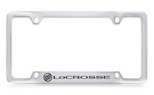 Buick Lacrosse Chrome Plated License Plate Frame - Notch Bottom Frame