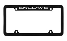 Buick Enclave Black Coated License Plate Frame Holder