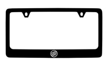 Buick With Logo Officially Licensed Black License Plate Frame Holder