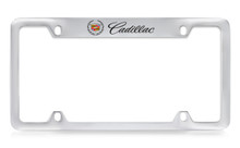 Cadillac Logo & Wordmark Chrome Plated License Plate Frame