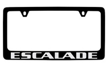 Cadillac Escalade Black Coated Metal License Plate Frame Holder