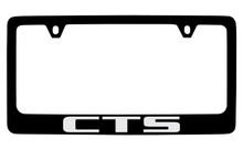 Cadillac CTS Black Coated Metal License Plate Frame Holder