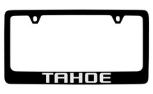 Chevrolet Tahoe Black Coated Zinc License Plate Frame 