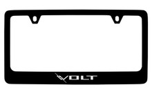 Chevrolet Volt Black Coated Zinc License Plate Frame 