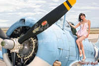 Wings of Angels Michael Malak Pin Up 2 Nina on the Wing WWII SBD4 Dauntless