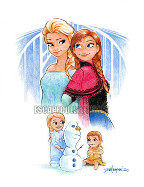 Frozen Elsa and Anna 