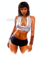 Halle Berry Hand Signed Print